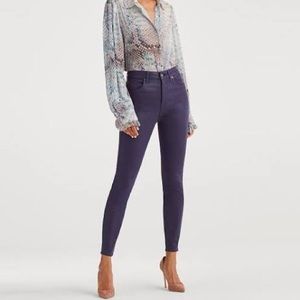 7 for all mankind unique waxed jeans - size 30